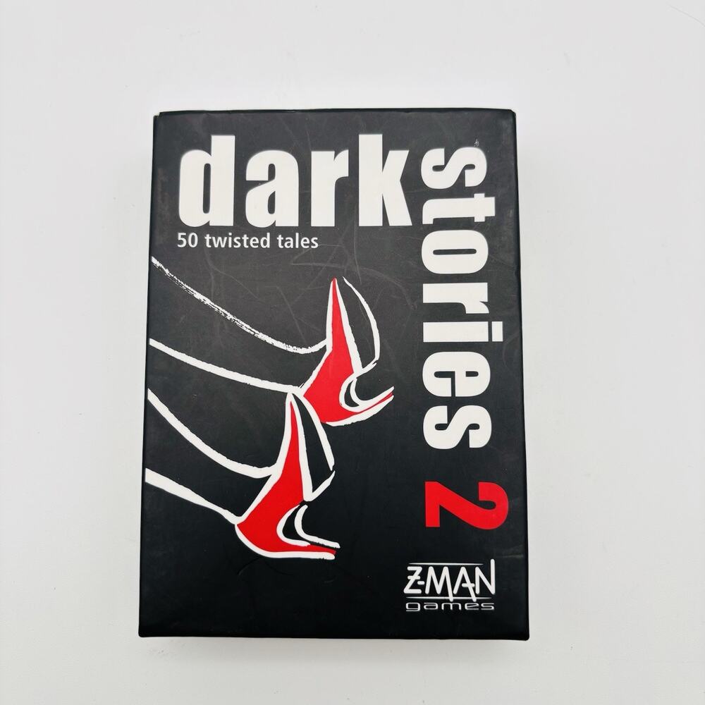 Z-Man Card game Dark Stories - Real Crimes - Out of Print Complete. VG Condition